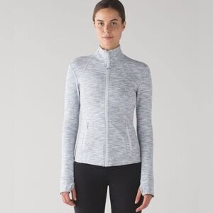 Lululemon Define Jacket, Wee Are From Space in Ice Grey Alpine White Size 8
